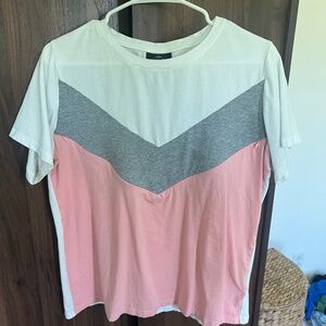 Nursing Queen Pink and Grey Top